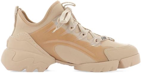 dior d connect sneaker beige|Dior platform sneakers.